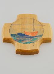 Croix Enfant en Bois d'Erable - La Pêche Miraculeuse
