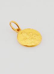 Médaille Saint Joseph en Plaqué Or - 12 mm