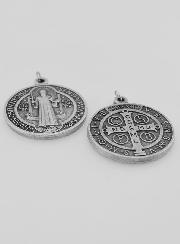Médaille de Saint Benoît en Métal - 3,6 cm