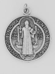 Médaille de Saint Benoît en Métal - 3,6 cm