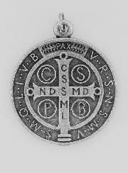 Médaille de Saint Benoît en Métal - 3,6 cm