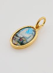Médaille Notre Dame de Fatima Dorée - 14mm
