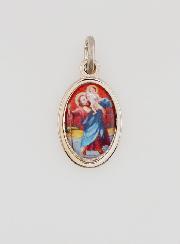 Médaille Saint Christophe Argentée - 14 mm
