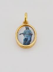 Médaille Notre Dame de la Vierge Noire Dorée - 14 mm