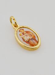 Médaille Saint Antoine de Padoue Dorée - 14 mm