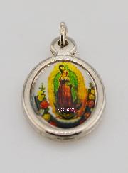 Médaille Notre Dame de Guadalupe Argentée - 22 mm