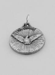 Médaille Saint Esprit en Métal Argenté - 16 mm