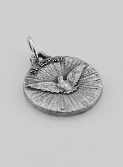 Médaille Saint Esprit en Métal Argenté - 16 mm