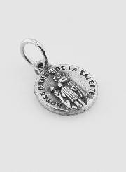 Médaille Notre Dame de la Salette en Métal Argenté - 10 mm