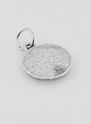 Médaille Saint Antoine en Métal Argenté - 15 mm