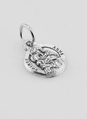 Médaille Sainte Anne en Métal Argenté - 10 mm