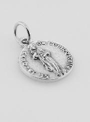 Médaille Saint Jacques en Métal Argenté - 12 mm