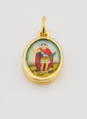 Médaille Saint Expédit Dorée - 14 mm
