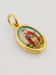 Médaille Saint Expédit Dorée - 14 mm