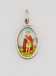 Médaille Saint Expédit Argentée - 14 mm
