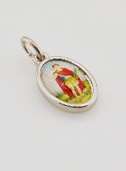 Médaille Saint Expédit Argentée - 14 mm