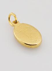 Médaille Saint Georges Dorée - 14 mm
