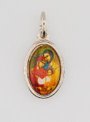 Médaille Sainte Famille de Nazareth Argentée - 14 mm