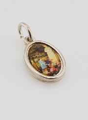 Médaille Notre Dame de la Salette Argentée - 14 mm