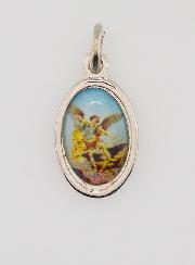 Médaille Saint Michel Archange Argentée - 14 mm