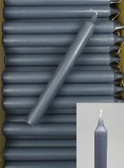 Carton 130 Bougies Cierges Teintées Masse Gris