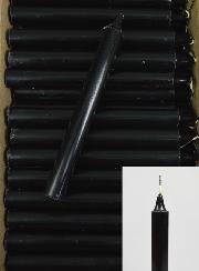 Carton 130 Bougies Cierges Teintées Masse Noir