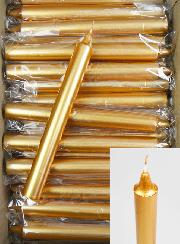 Carton 130 Bougies Cierges Or