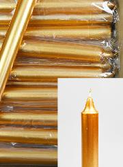 Carton 130 Bougies Cierges Or