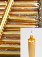 Carton 130 Bougies Cierges Or