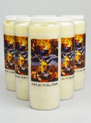 Lot de 6 Bougies de Neuvaine - Prier pour les Âmes du Purgatoire
