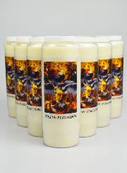 Lot 10 Bougies de Neuvaine - Prier pour les Âmes du Purgatoire