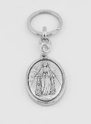 Porte-Clés Vierge Miraculeuse - Médaille Miraculeuse - 40 mm