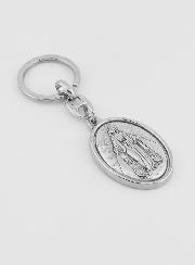 Porte-Clés Vierge Miraculeuse - Médaille Miraculeuse - 40 mm