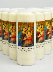 Lot de 10 Bougies de Neuvaine à Notre Dame du Perpétuel Secours