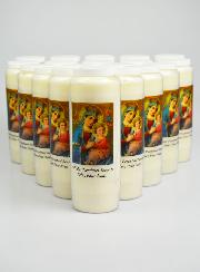 Lot de 20 Bougies de Neuvaine à Notre Dame du Perpétuel Secours