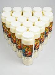 Lot de 20 Bougies de Neuvaine à Notre Dame du Perpétuel Secours