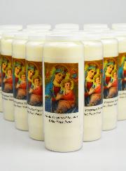 Lot de 20 Bougies de Neuvaine à Notre Dame du Perpétuel Secours
