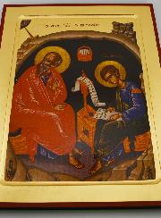 Icône Byzantine Saint Jean l'évangéliste - 30 cm
