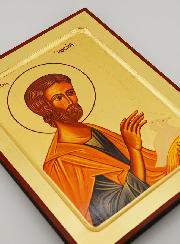 Icône Byzantine Saint Joseph aux Colombes - 22 cm