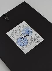 Icône Byzantine Vierge de Tendresse Voile Bleu - 22 cm