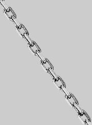 Chaîne en Argent 50cm - Maille Forçat 1,30mm