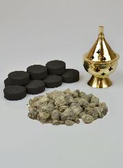 Coffret Encens Benjoin + Charbon + Brûle-encens