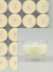 24 Bougies d'Église - Veilleuses Blanches - 6h
