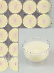 48 Bougies d'Église - Veilleuses Blanches - 6h