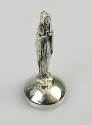 Statue Vierge Marie de Lourdes - Socle Aimanté - 5 cm