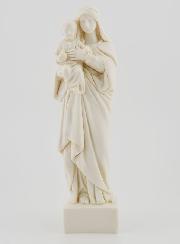 Statue Sainte Vierge Marie à l'Enfant Jésus - Ton Ivoire - 16 cm