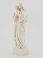 Statue Sainte Vierge Marie à l'Enfant Jésus - Ton Ivoire - 16 cm
