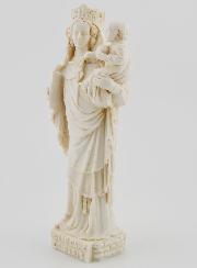 Statue Notre Dame de Paris - Ton Ivoire - 14 cm