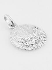 Médaille La Nativité de Jésus en Argent Massif - 17 mm