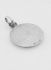 Médaille Saint François en Argent Massif - 17 mm